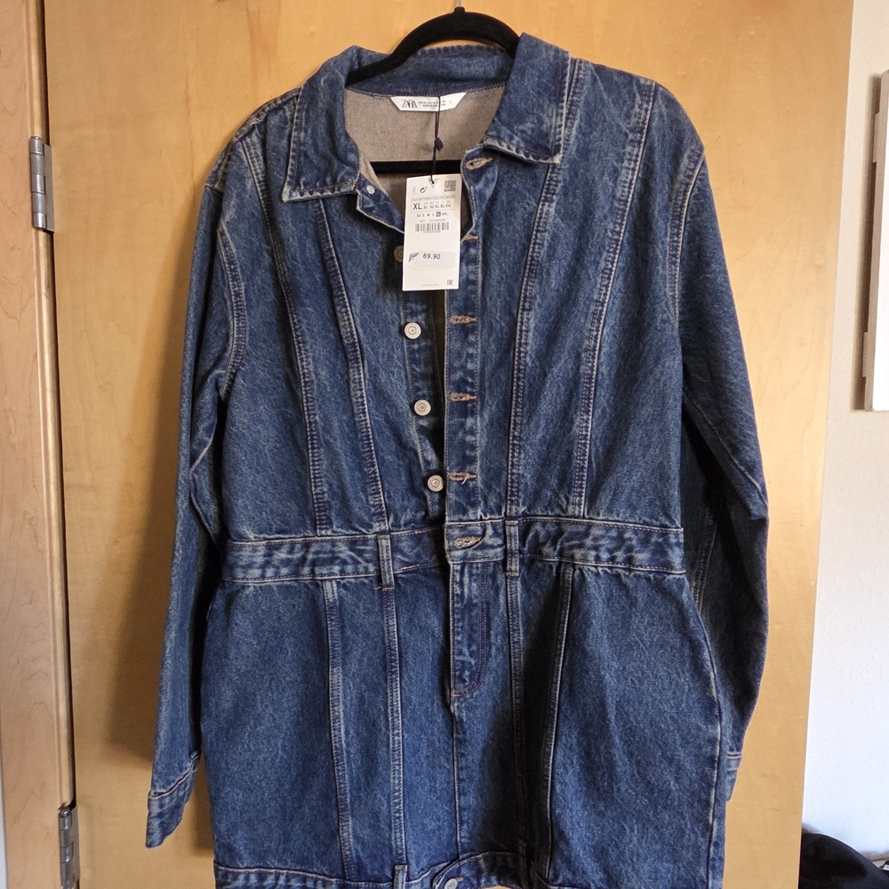 Zara Blue Denim Jacket